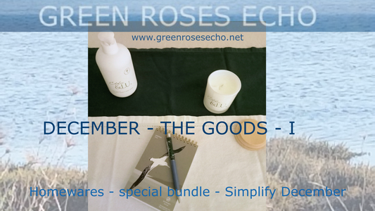 Curated page of items making Dec-The Goods-I catalogue.