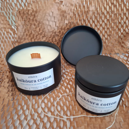 Soy Wax Candle - Kaikoura Cotton