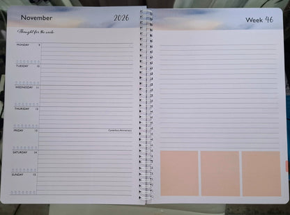 2027 Weekly Planner - 'Rushing by'