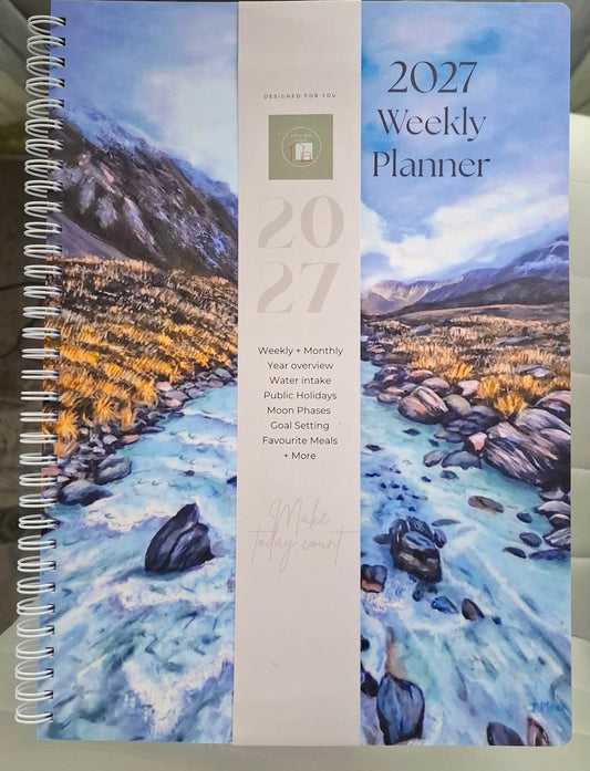 2027 Weekly Planner - 'Rushing by'