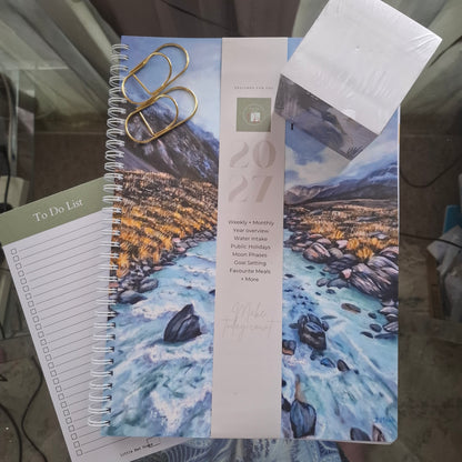 2027 Weekly Planner - 'Rushing by'